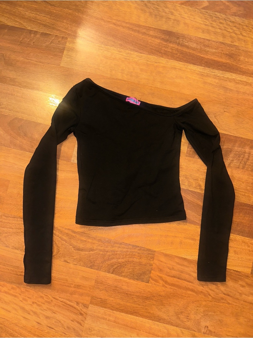 Edikted Women's Black Off-Shoulder Long Sleeve Top